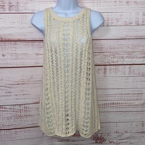 American Eagle Outfitters Knit Crochet Sweater Cover Up.